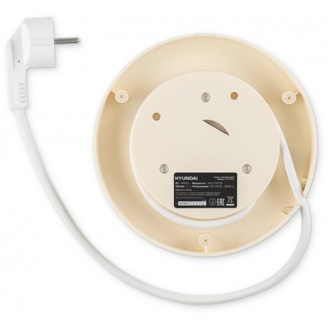 Чайник электрический Hyundai HYK-S3605 1.7л. 2200Вт кремовый (металл) - фото 16