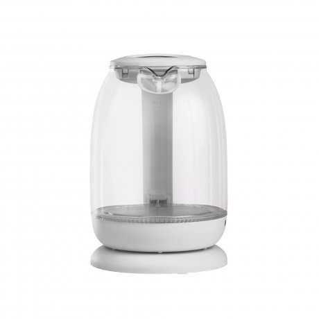 Чайник электрический Hyundai HYK-S3808 1.7л. 2200Вт белый (стекло) - фото 7