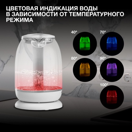 Чайник электрический Hyundai HYK-S3808 - фото 10