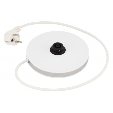 Чайник электрический Hyundai HYK-S5807 1.7л. 2200Вт белый/серебристый (стекло/металл) - фото 8