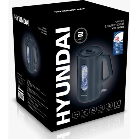 Чайник электрический Hyundai HYK-G4508 - фото 13