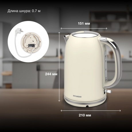 Чайник электрический Hyundai HYK-S9900 - фото 15