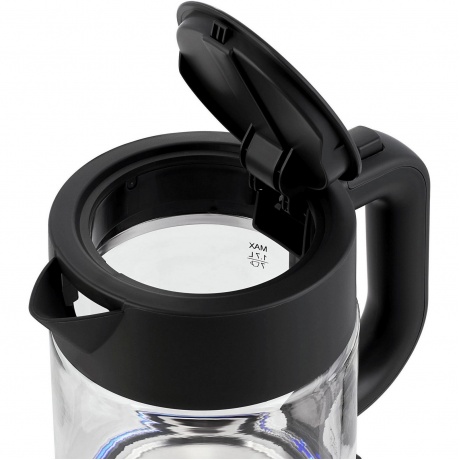 Чайник Hyundai HYK-G7707 1.7л. 2200Вт графит (стекло) - фото 6