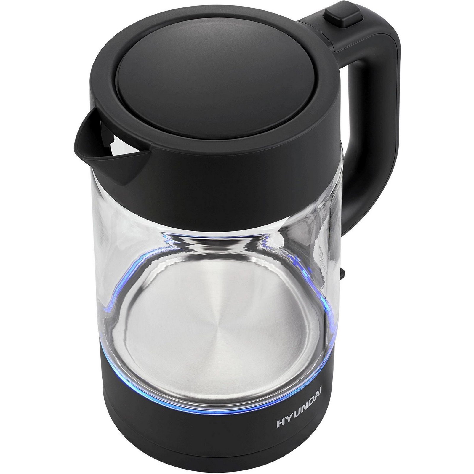 Чайник Hyundai HYK-G7707 1.7л. 2200Вт графит (стекло) - фото 7