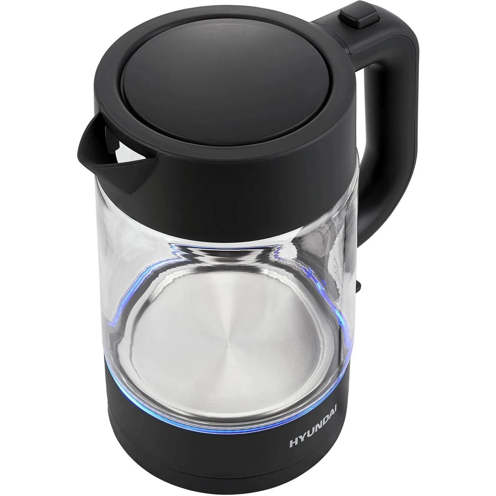 Чайник Hyundai HYK-G7707 1.7л. 2200Вт графит (стекло) - фото 7