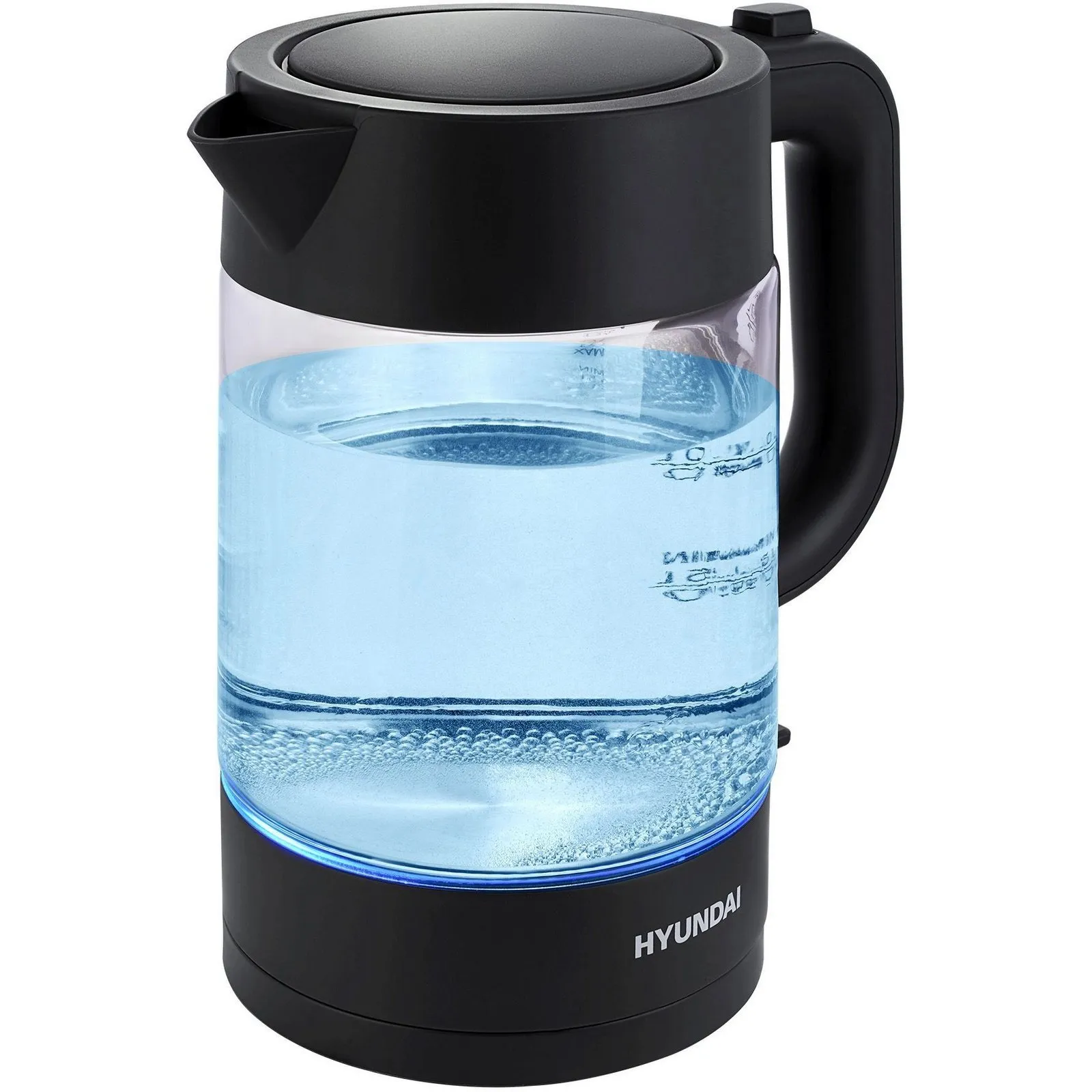 Чайник Hyundai HYK-G7707 1.7л. 2200Вт графит (стекло) - фото 9