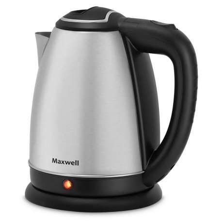 Чайник электрический Maxwell MW-1081 1.8л. 1850Вт сталь (металл/пластик) - фото 2