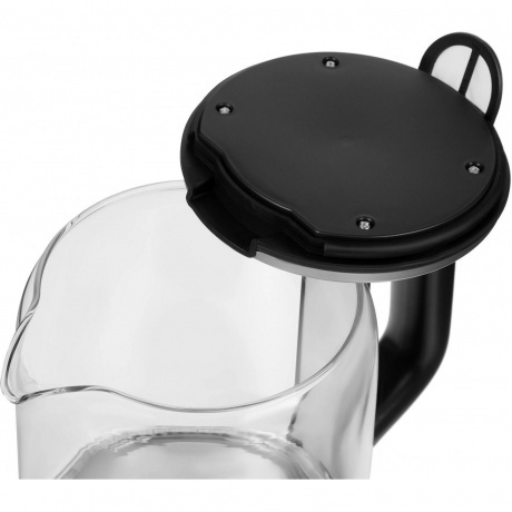 Чайник электрический Hyundai HYK-G5501 1.7л. 2200Вт серебристый/черный (стекло) - фото 18