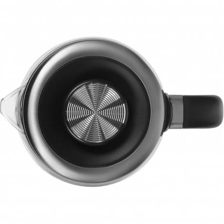 Чайник электрический Hyundai HYK-G5501 1.7л. 2200Вт серебристый/черный (стекло) - фото 5