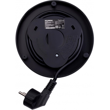 Чайник электрический Hyundai HYK-G8808 1.7л. 2200Вт черный/серебристый (стекло) - фото 8