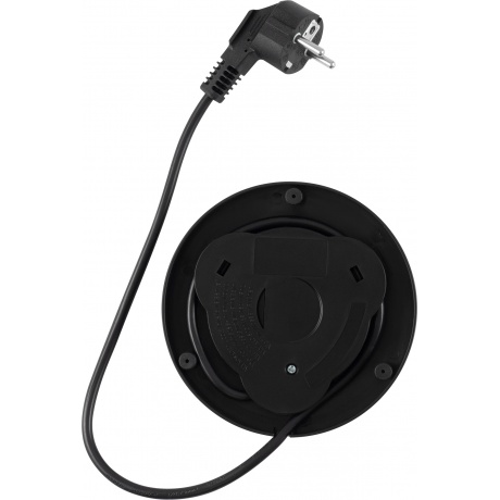 Чайник электрический Hyundai HYK-G3509 1.7л. 2200Вт черный/прозрачный (стекло/пластик) - фото 5