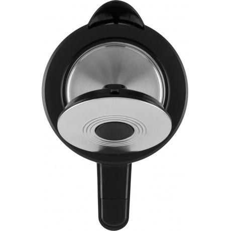 Чайник электрический Hyundai HYK-G3509 1.7л. 2200Вт черный/прозрачный (стекло/пластик) - фото 6