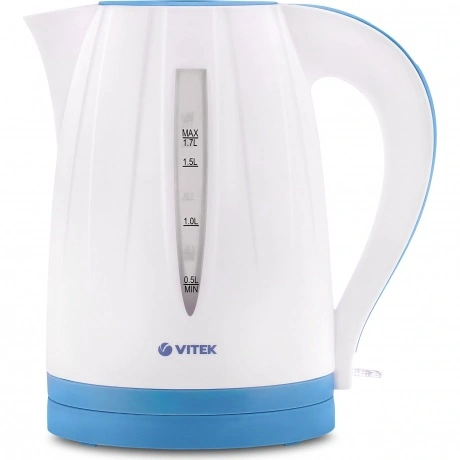 Чайник электрический Vitek VT-7031 1.7л. 2200Вт белый (пластик)