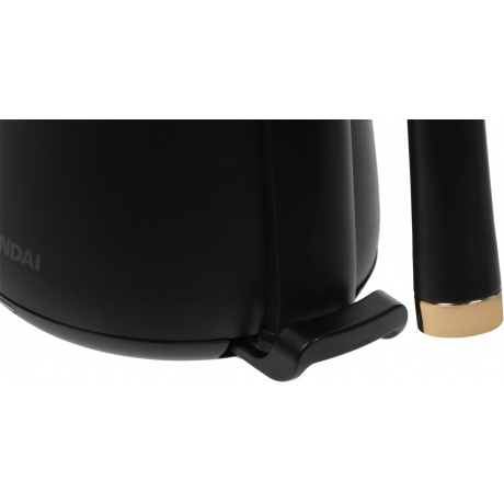 Чайник электрический Hyundai HYK-S5500 0.7л. 1000Вт черный/черный (металл) - фото 11