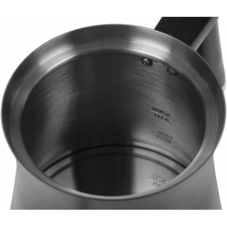 Чайник электрический Hyundai HYK-S5500 0.7л. 1000Вт черный/черный (металл) - фото 13