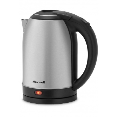 Чайник электрический Maxwell MW-1077 1.8л. 2200Вт сталь (металл/пластик) - фото 2
