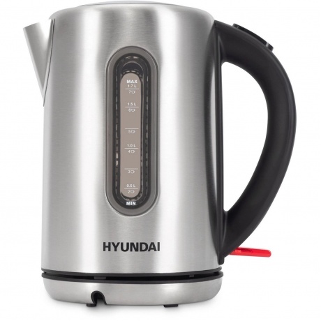 Чайник Hyundai HYK-S9909 1.7л. 2200Вт серебристый/черный (металл) - фото 4