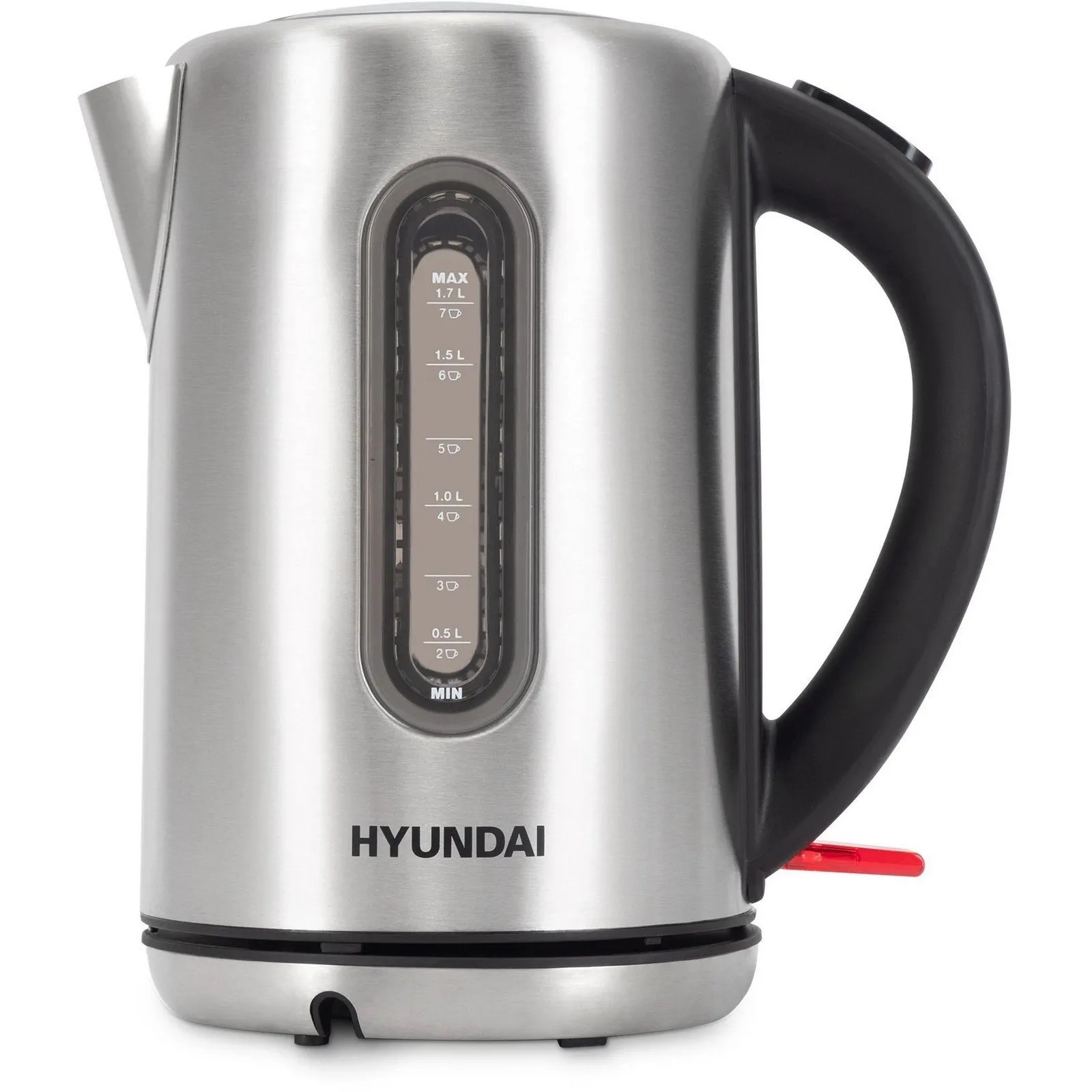 Чайник Hyundai HYK-S9909 1.7л. 2200Вт серебристый/черный (металл) - фото 4