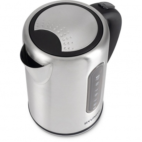 Чайник Hyundai HYK-S9909 1.7л. 2200Вт серебристый/черный (металл) - фото 6
