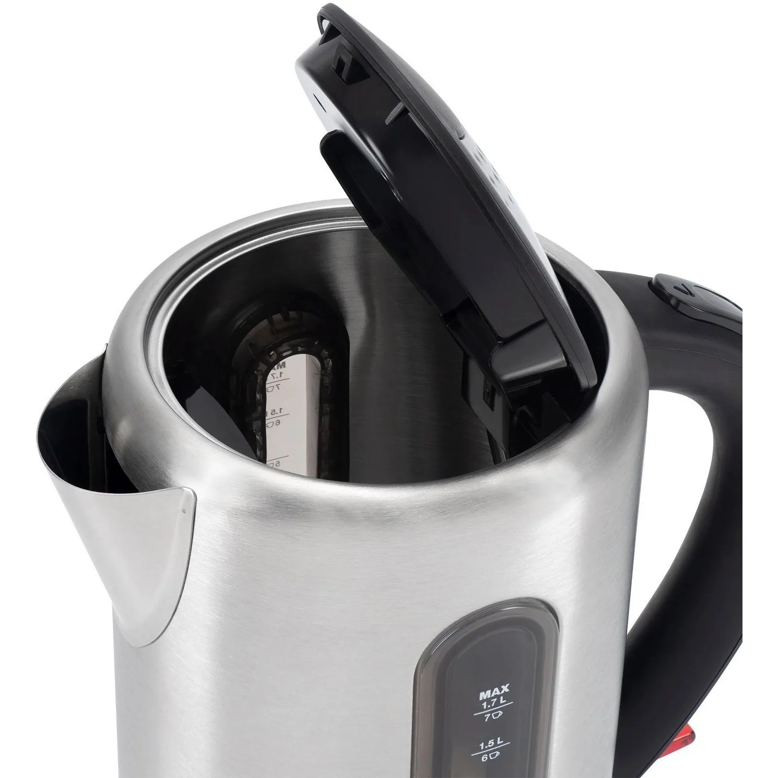 Чайник Hyundai HYK-S9909 1.7л. 2200Вт серебристый/черный (металл) - фото 7