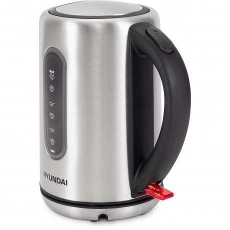 Чайник Hyundai HYK-S9909 1.7л. 2200Вт серебристый/черный (металл) - фото 8