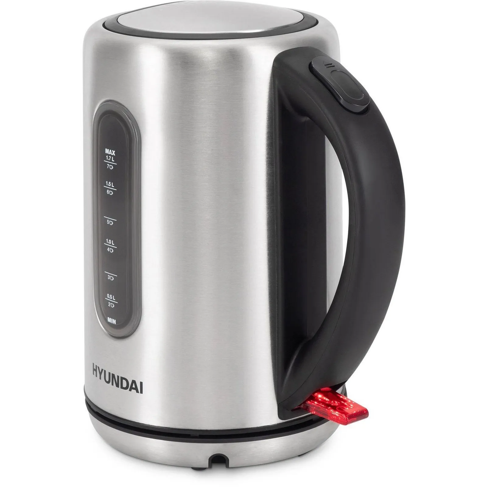 Чайник Hyundai HYK-S9909 1.7л. 2200Вт серебристый/черный (металл) - фото 8