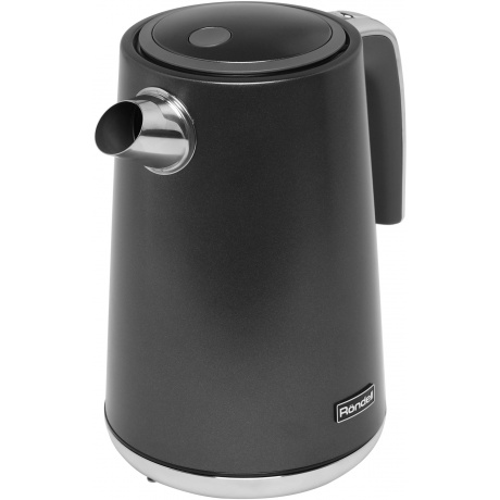 Чайник электрический Rondell 1002-RE-01 1.7л. 2200Вт черный (металл) - фото 3