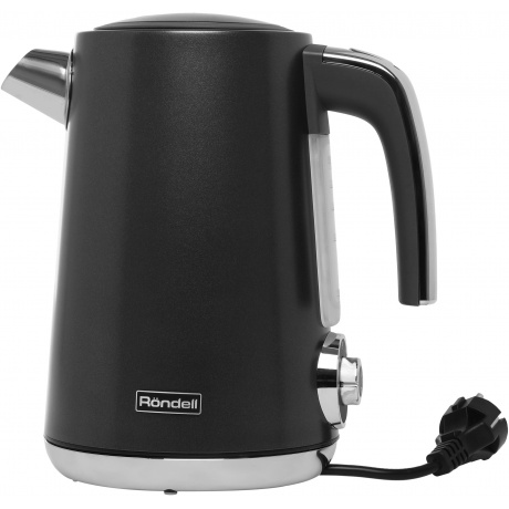 Чайник электрический Rondell 1002-RE-01 1.7л. 2200Вт черный (металл) - фото 6