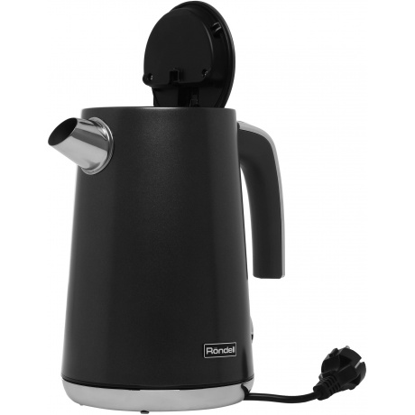 Чайник электрический Rondell 1002-RE-01 1.7л. 2200Вт черный (металл) - фото 7