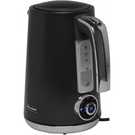 Чайник электрический Rondell 1002-RE-01 1.7л. 2200Вт черный (металл) - фото 10