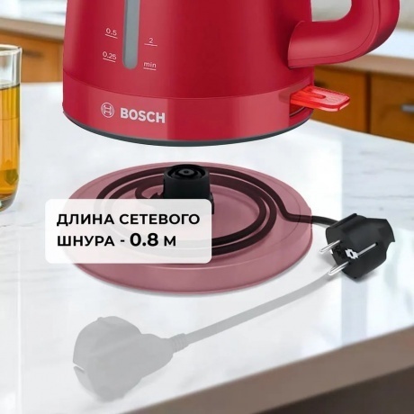 Чайник электрический Bosch TWK3M124 - фото 8