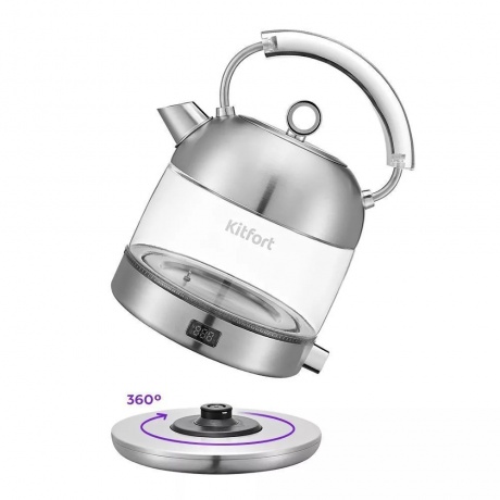 Чайник электрический Kitfort КТ-6172 - фото 6