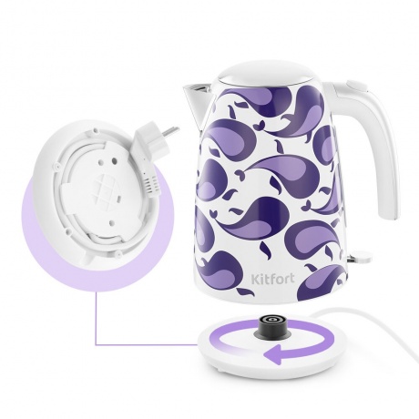 Чайник электрический Kitfort КТ-6768 - фото 5