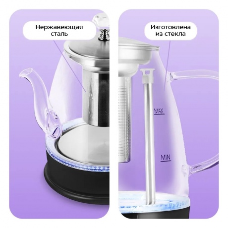 Чайник электрический Kitfort КТ-6795 - фото 10