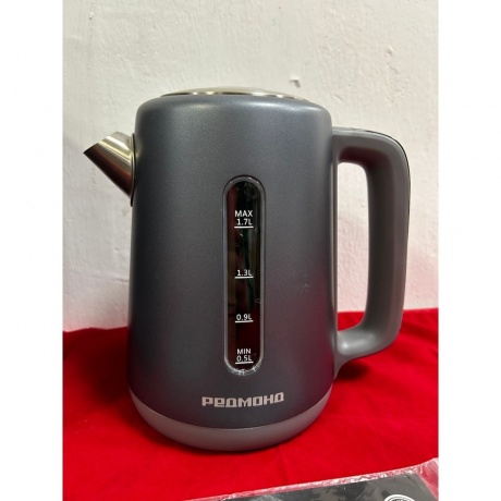 Электрочайник Redmond KM238 серо-голубой хорошее состояние - фото 3