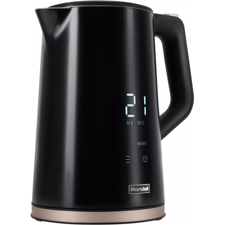 Чайник электрический Rondell RDE-1007 1.7л. 2200Вт черный корпус: пластик - фото 8