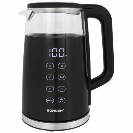 Чайник с терморегулятором и дисплеем, ДВОЙНЫЕ СТЕНКИ, SONNEN KT-...