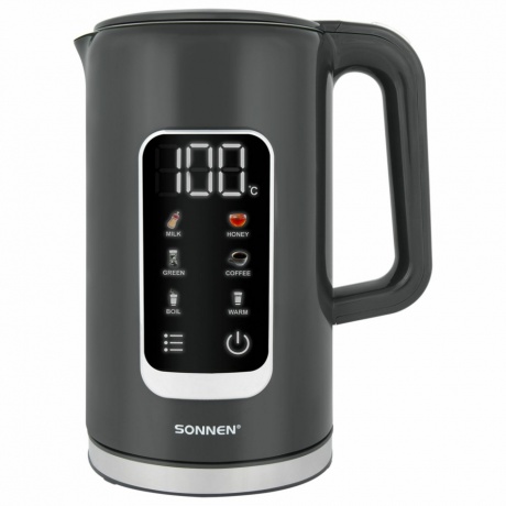 Чайник с терморегулятором и дисплеем, ДВОЙНЫЕ СТЕНКИ, SONNEN KT-...