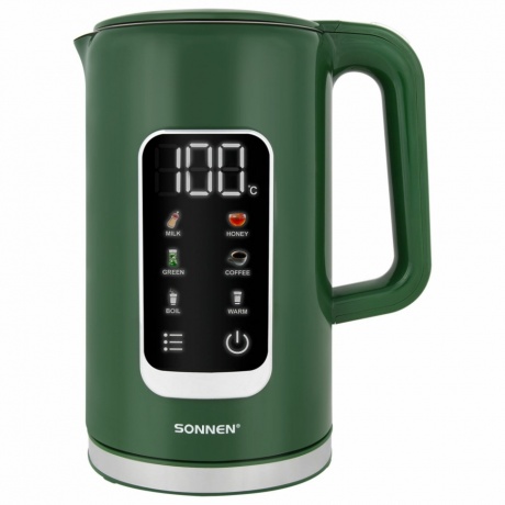 Чайник с терморегулятором и дисплеем,ДВОЙНЫЕ СТЕНКИ, SONNEN KT-8...