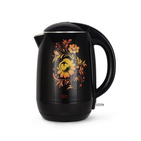 Чайник электрический BQ KT1702P Черный-Цветы - фото 1