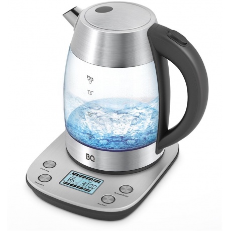Чайник электрический BQ KT1703G Стальной-Черный - фото 2
