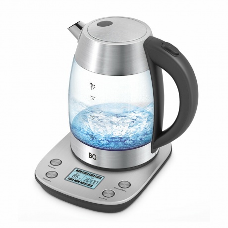 Чайник электрический BQ KT1703G Стальной-Черный - фото 3