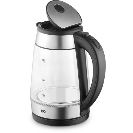 Чайник электрический BQ-KT1738G Черный-Сталь - фото 2