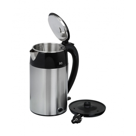 Чайник электрический BQ KT2030SW Черный-Cталь - фото 3