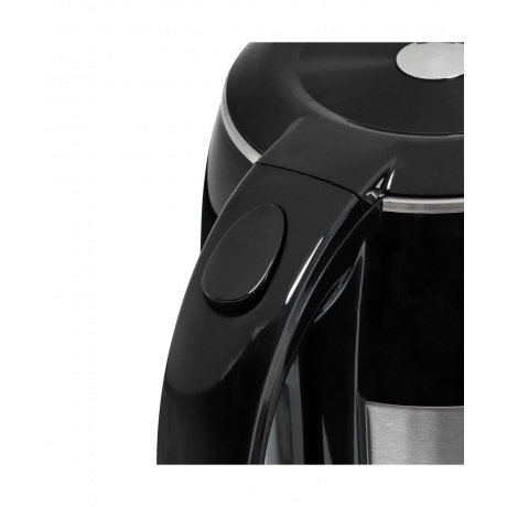 Чайник электрический BQ KT2030SW Черный-Cталь - фото 7