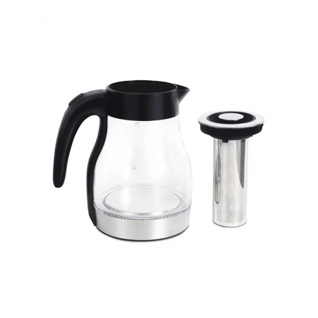 Чайник электрический BQ-KT2046G Черный-Сталь - фото 2