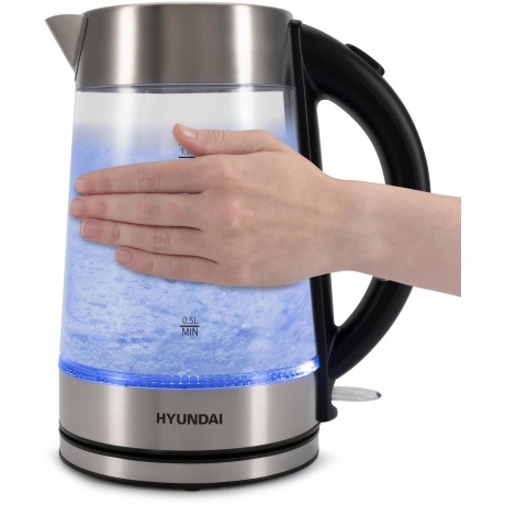 Чайник электрический Hyundai HYK-G7405 - фото 7