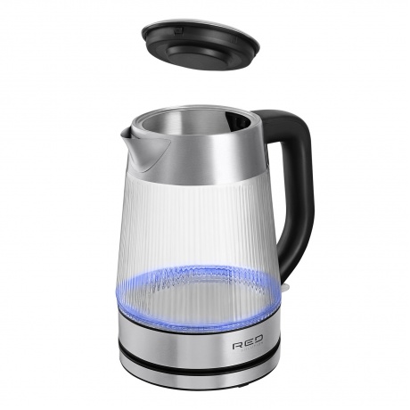 Чайник электрический Red Solution G121 черный/серебристый - фото 3