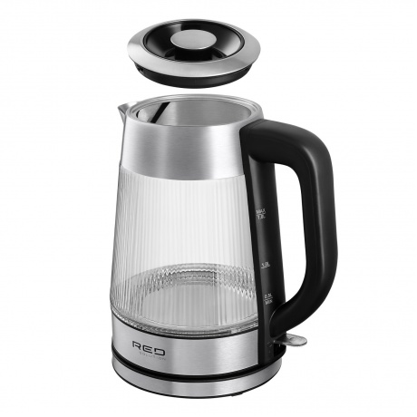 Чайник электрический Red Solution G121 черный/серебристый - фото 4