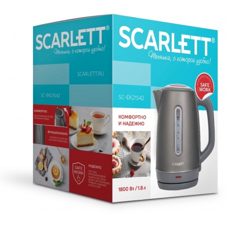 Чайник электрический Scarlett SC-EK21S42 графит - фото 11